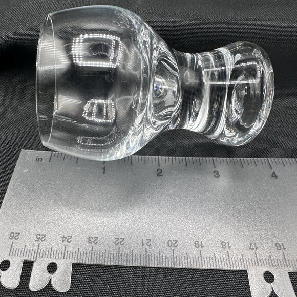 Bohemian Czech Crystal Shot Glasses 3oz Weighted Base Set of 6 Vintage 1990s - Picture 7 of 8